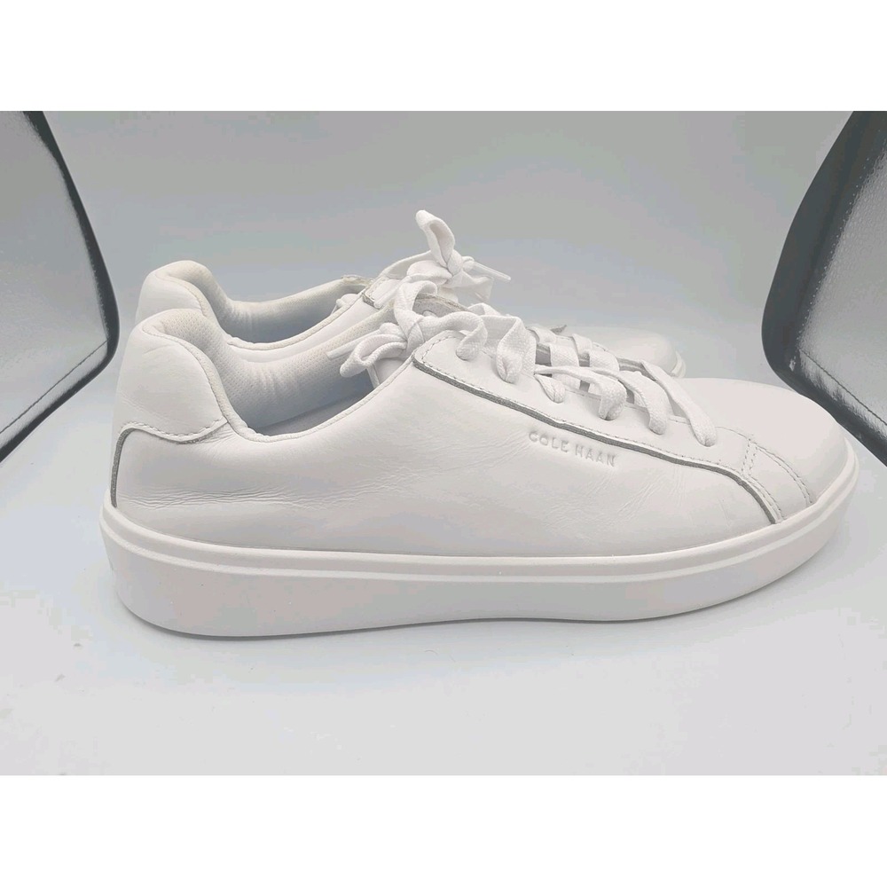 Cole Haan Grand Crosscourt Daily Court Sneakers Womens White Leather W26651 8.5